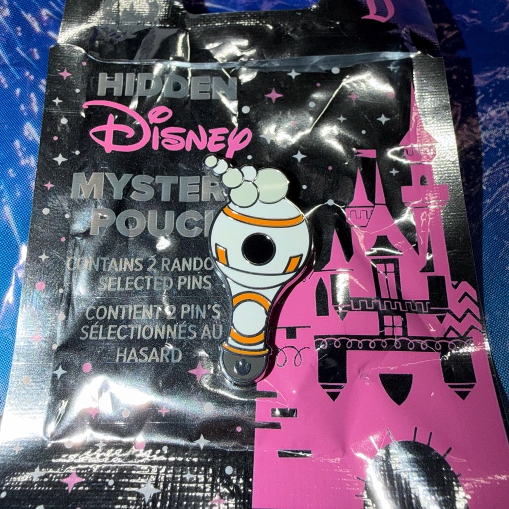 New 2025 Disneyland Hidden Mickey Disney Wave B Star Wars BB8 Droid Bubble Wand